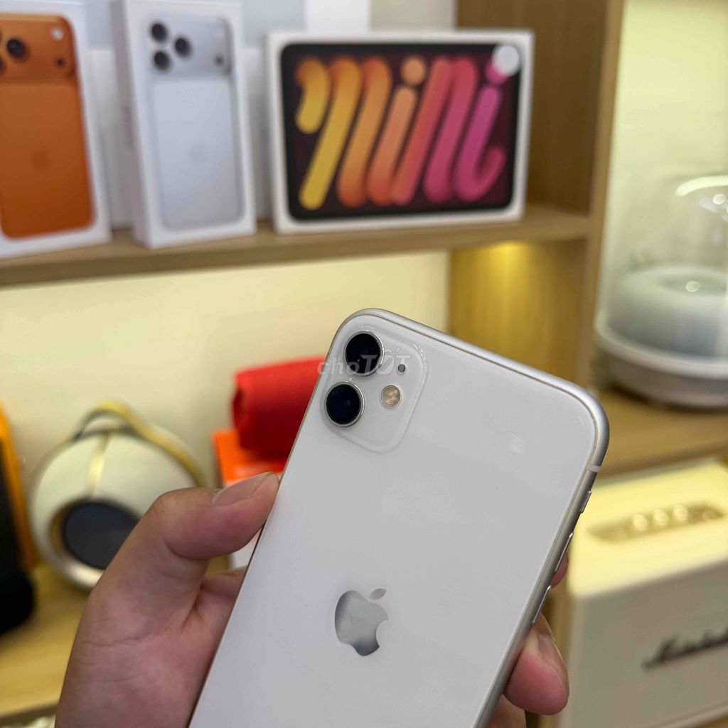 Apple iPhone 11 64GB Trắng Đã qua sử dụng. Mua bán Điện thoại tại Quận Thanh Khê Đà Nẵng được đăng bởi 515 STORE 515 Trần Cao Vân TRẢ GÓP BAO ĐẬU hình 1