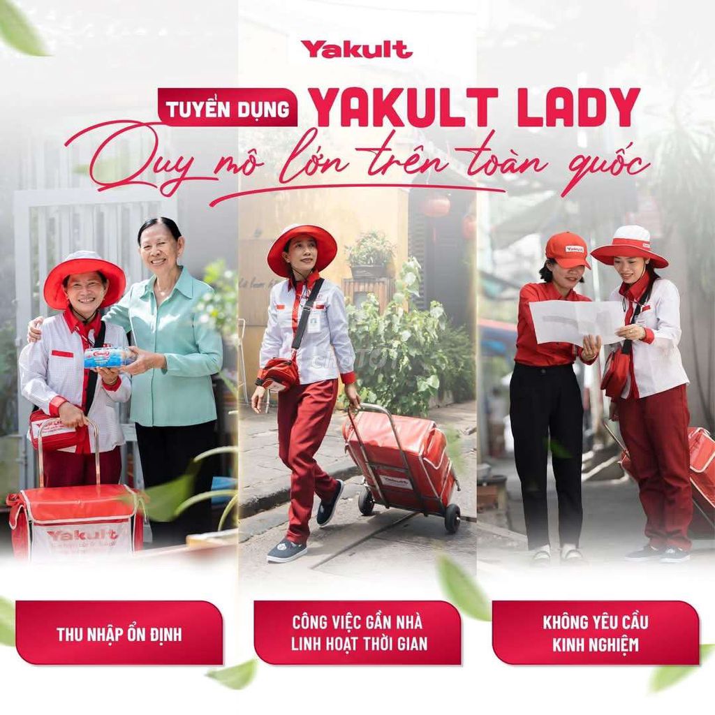 Tuyển 5 Nữ bán sữa Yakult khu vực Bình Chánh. Việc làm tại Quận 8 Tp Hồ Chí Minh được đăng bởi Công Ty TNHH Yakult Việt Nam hình 5