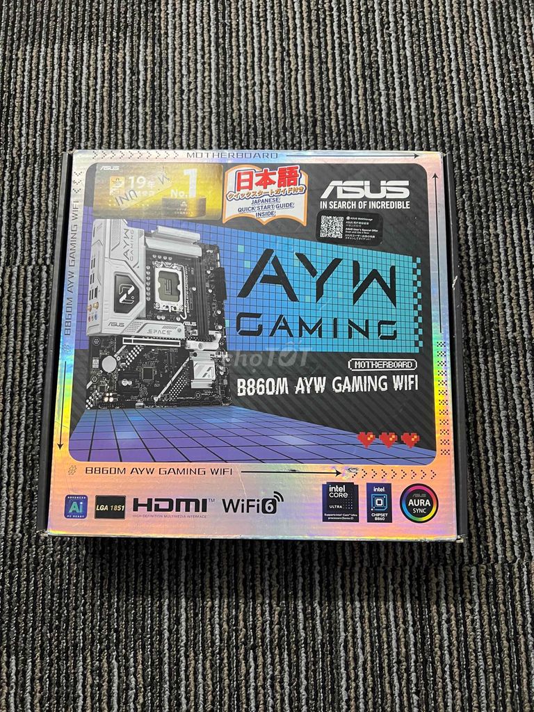 Mainboard Asus B860M AYW GAMING WIFI D5. Mua bán Linh kiện (RAM, Card...) tại Thành phố Thủ Đức Tp Hồ Chí Minh được đăng bởi THIENLAM PC JAPAN hình 1
