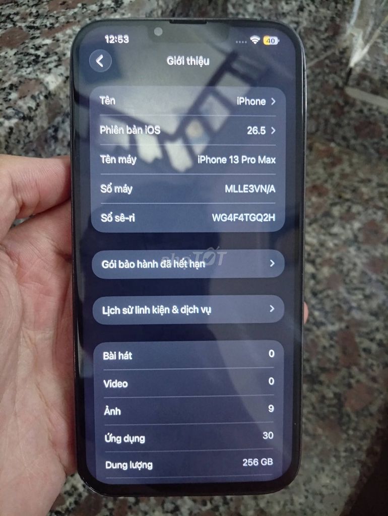 Apple iPhone 13 Pro Max 256GB Xanh Màn khung lưng thay. Mua bán Điện thoại tại Quận Gò Vấp Tp Hồ Chí Minh được đăng bởi Hội Đồ Điện Tử hình 1