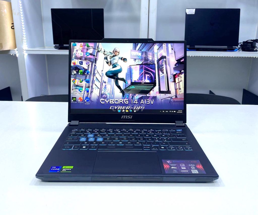 MSI Cyborg 14: i7-13620H/16GB/512GB/RTX 3050. Mua bán Laptop tại Quận Hải Châu Đà Nẵng được đăng bởi TTCenter 484 NÚI THÀNH hình 1
