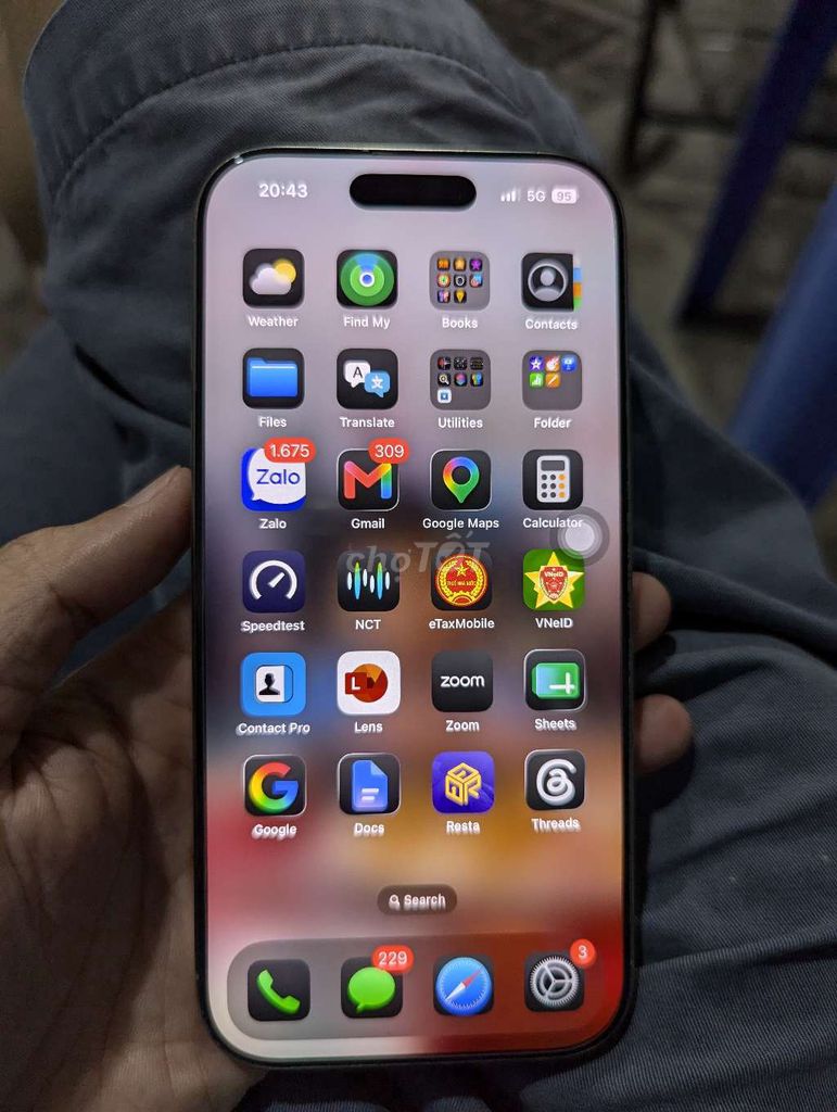 Apple iPhone 16 Pro 128GB Titan Tự Nhiên Lock 99%. Mua bán Điện thoại tại Quận Ninh Kiều Cần Thơ được đăng bởi Martin hình 1