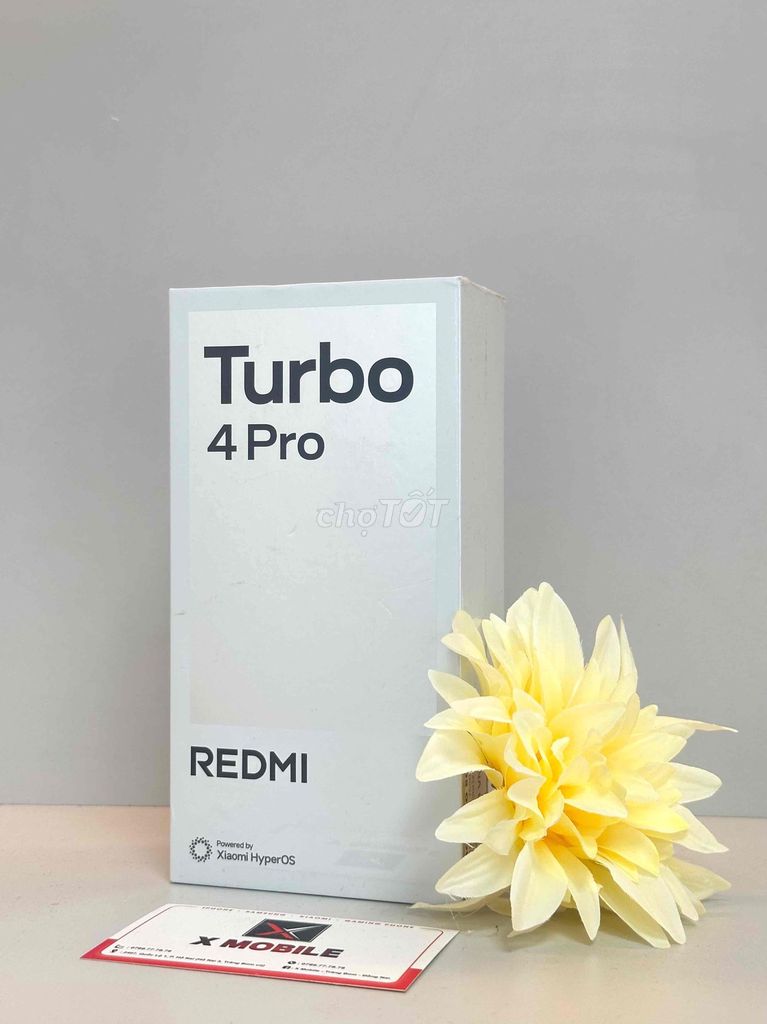 REDMI TURBO 4 PRO 12/256GB 5G 2S BẢN ĐEN NEW SEAL. Mua bán Điện thoại tại Huyện Trảng Bom Đồng Nai được đăng bởi X Mobile Trảng Bom hình 1