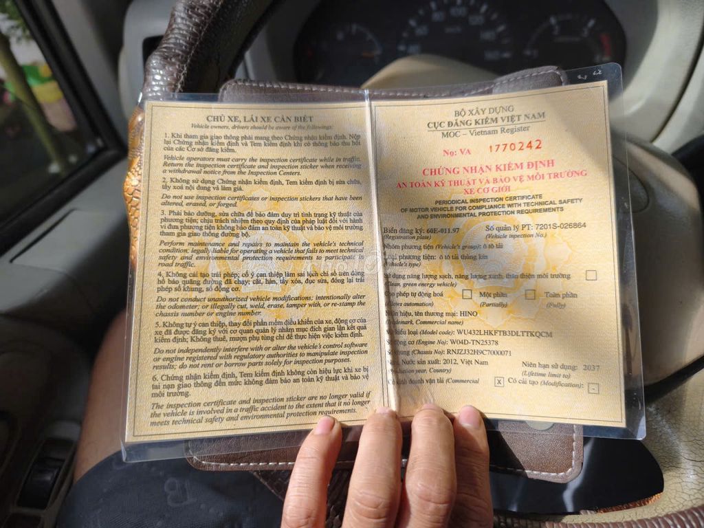 Hino 300 tải 4t7 cao 2m34. Mua bán Xe tải, xe ben tại Quận 12 Tp Hồ Chí Minh được đăng bởi Tủ Sơn Tĩnh Điện hình 7