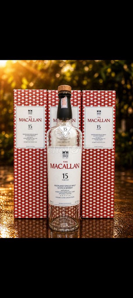 Vỏ chai Decor The Macallan 15 đẹp. Mua bán Đồ sưu tầm, đồ cổ tại Quận 11 Tp Hồ Chí Minh được đăng bởi Khiêm hình 1