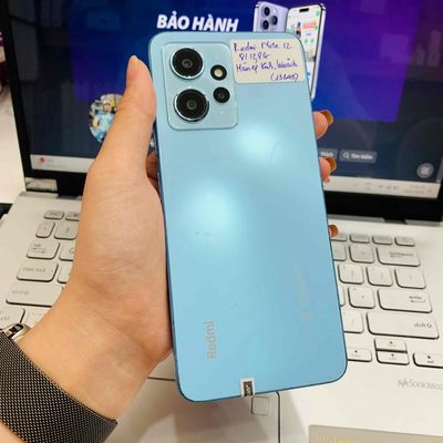 Redmi Note 12 xanh ram 8/128G  màn ép kính