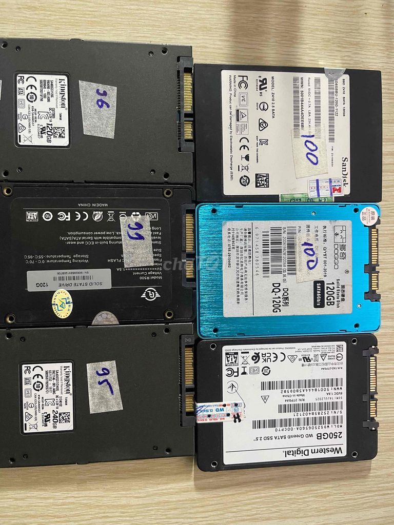 Ổ cứng SSD SATA Các loại. Mua bán Linh kiện (RAM, Card...) tại Huyện Phong Điền Cần Thơ được đăng bởi Bán lẻ hình 1