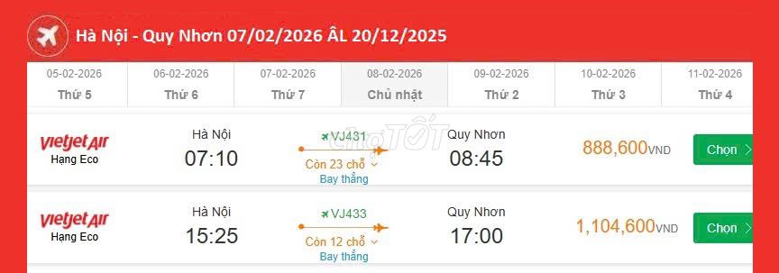 Hà Nội - Quy Nhơn 07/02/2026 ÂL 20/12/2025. Du lịch tại Quận 6 Tp Hồ Chí Minh được đăng bởi Nguyễn Minh Đức hình 1
