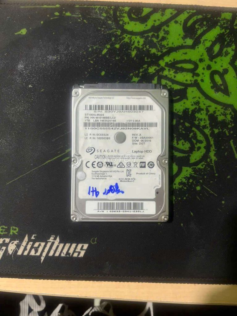 Ổ cứng HDD Seagate ST1000LM024 1TB. Mua bán Linh kiện (RAM, Card...) tại Quận 12 Tp Hồ Chí Minh được đăng bởi mê pc hình 1
