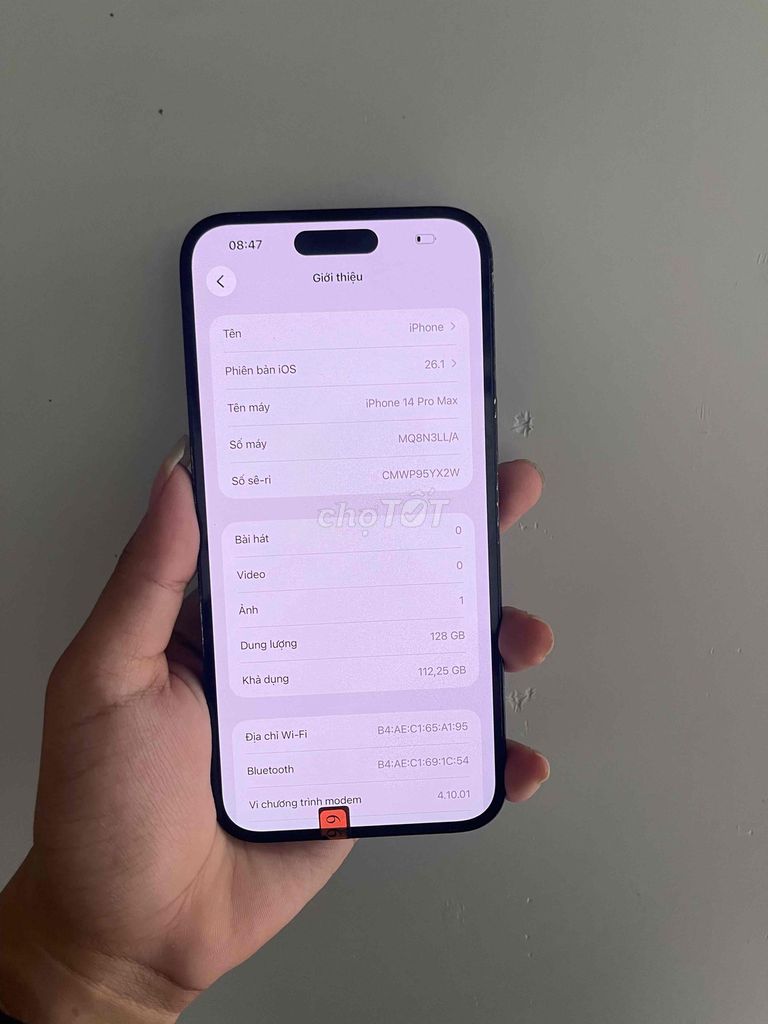 14prm zin all hơn 12tr. Mua bán Điện thoại tại Thành phố Ninh Bình Ninh Bình được đăng bởi Trung Triệu hình 1