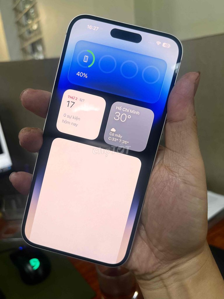 iPhone 14 Pro Max 512gb Trắng độ 17 promax. Mua bán Điện thoại tại Quận Long Biên Hà Nội được đăng bởi Phạm Xuân Quý hình 1