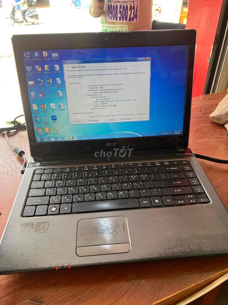 Acer Aspire 4743 i3. Mua bán Laptop tại Thị xã Bến Cát Bình Dương được đăng bởi Cầm Đồ 39 hình 1