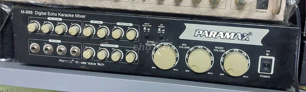 Mixer karaoke Paramax M-888 Đen Kim loại. Mua bán Tivi, Âm thanh tại Quận Tân Phú Tp Hồ Chí Minh được đăng bởi Trinh Phong hình 1