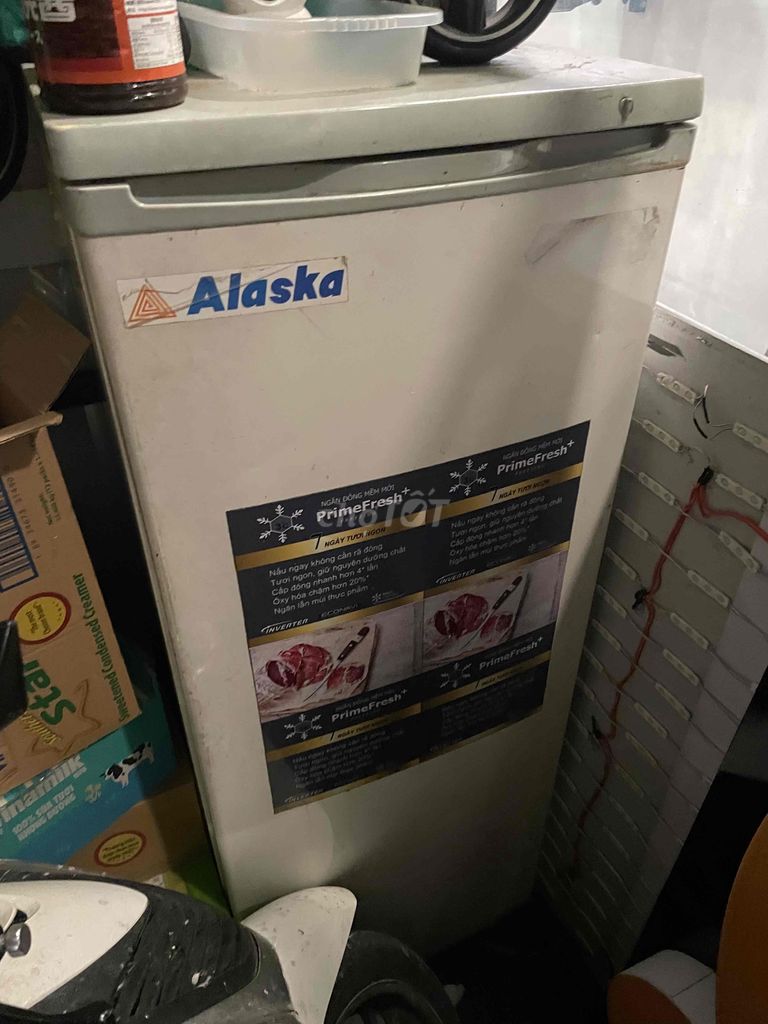 Tủ đông ALASKA IF-21 dung tích 210 lít, xài tốt