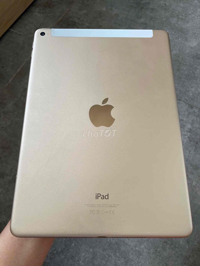 iPad Air 2 32GB Wifi + 4G Vàng. Mua bán Máy tính bảng tại Quận Bình Thạnh Tp Hồ Chí Minh được đăng bởi Cherry hình 1