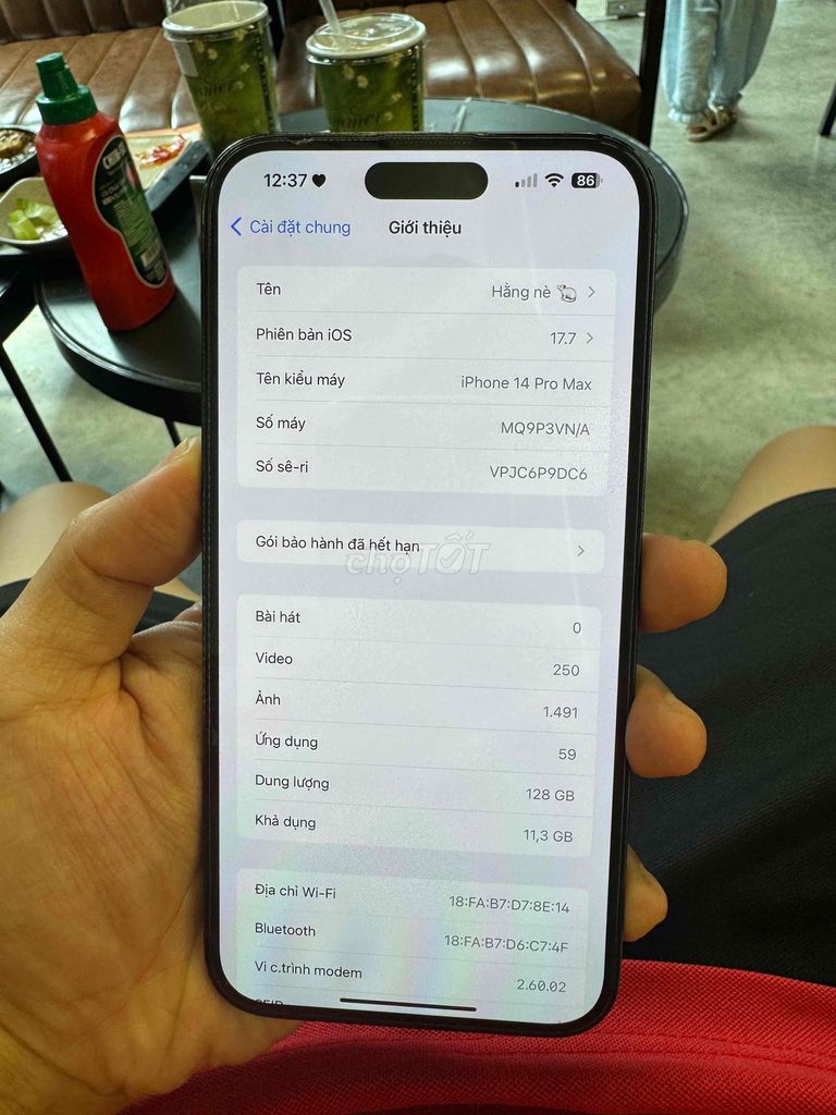Apple iPhone 14 Pro Max 128GB Đen Like new. Mua bán Điện thoại tại Huyện Bình Chánh Tp Hồ Chí Minh được đăng bởi Trần Quốc Huy Hoàng hình 1