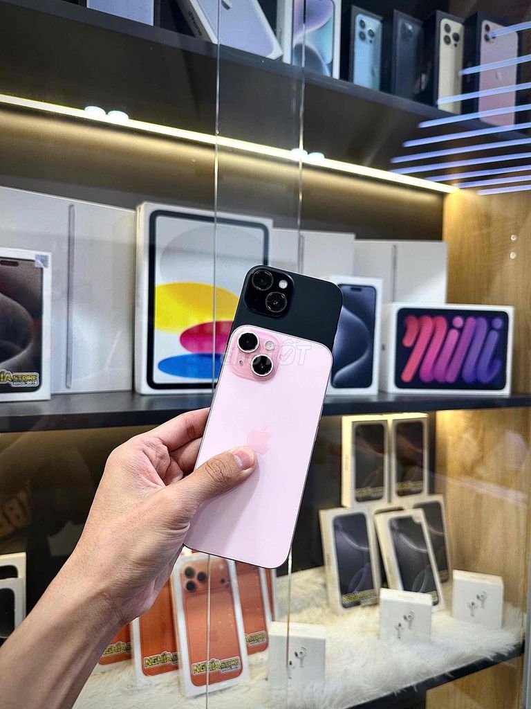 Apple iPhone 15 Đen, Hồng. Mua bán Điện thoại tại Huyện Trảng Bom Đồng Nai được đăng bởi Nghĩa Store Trảng Bom hình 1