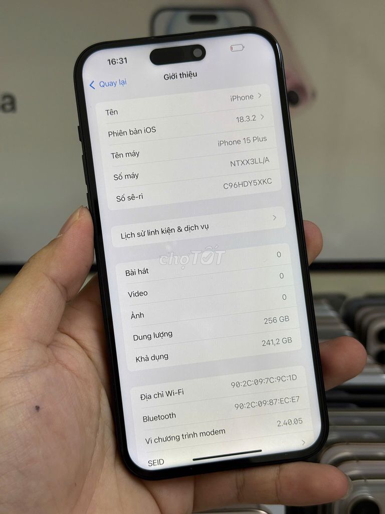 💎15 plus quốc tế 256gb thay màn , dùng ngon. Mua bán Điện thoại tại Quận Thanh Xuân Hà Nội được đăng bởi Thành Vũ Mobile hình 3