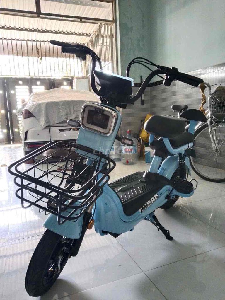 Xe đạp điện màu Xanh dương Mới chưa sử dụng. Mua bán Xe điện tại Huyện Củ Chi Tp Hồ Chí Minh được đăng bởi Khô Cần Giờ cô Thảo hình 3