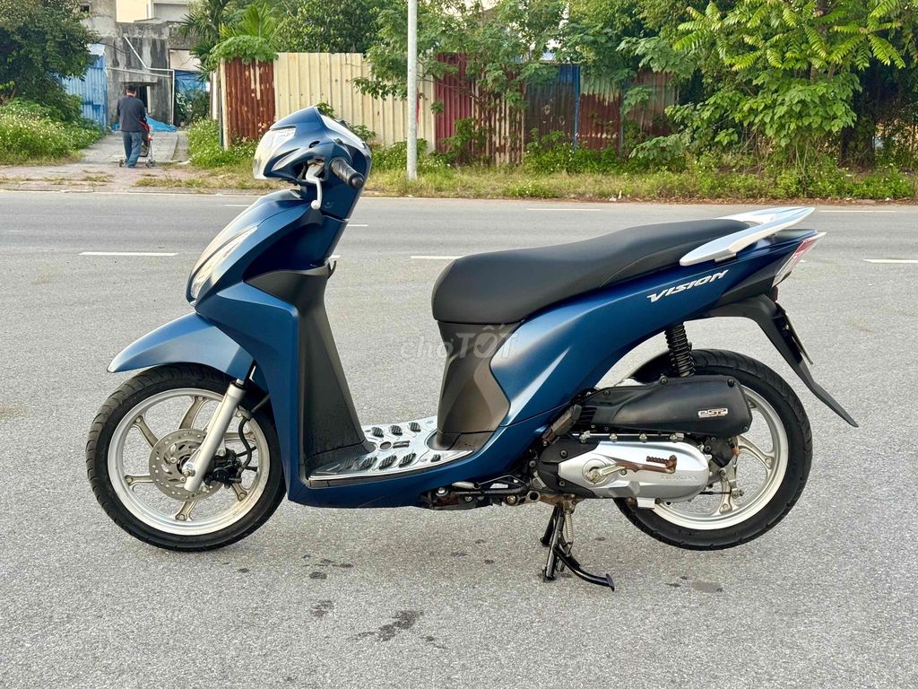 Honda Vision 2015 Xanh nhám. Mua bán Xe máy tại Thành phố Nam Định Nam Định được đăng bởi  long việt  hình 3