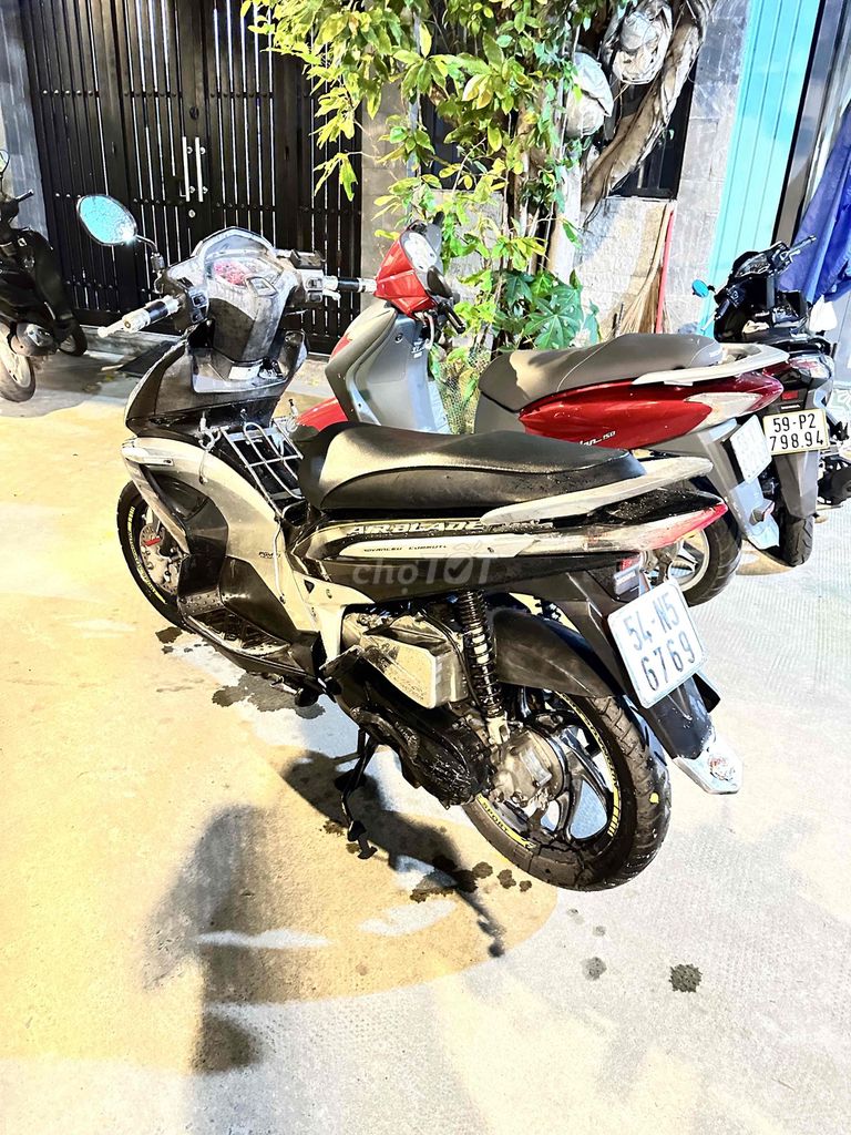 Honda Air Blade черный серебристый инжектор