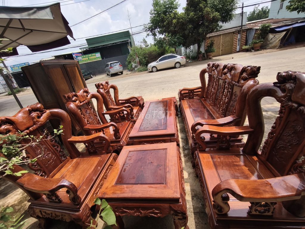Bộ bàn ghế Minh Đào Hương Việt Gỗ. Mua bán Bàn ghế tại Thành phố Pleiku Gia Lai được đăng bởi Nguyễn Thúy An hình 1
