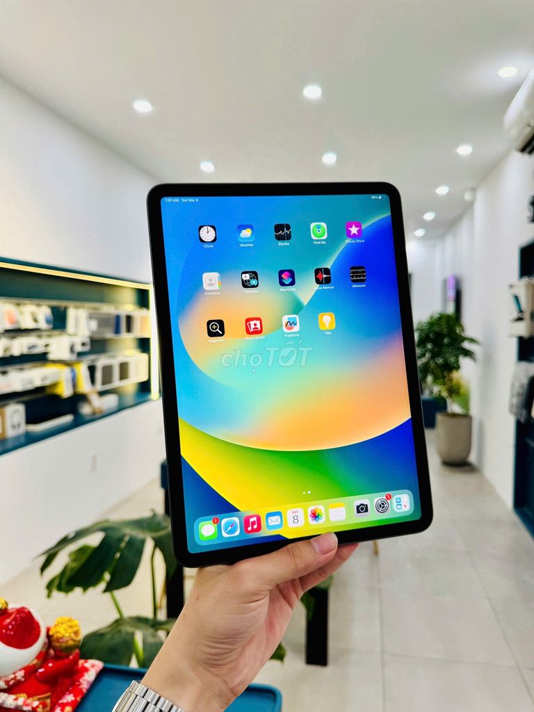 iPad Pro 11 2021 M1 WiFi 128GB Fullbox Pin 100%. Mua bán Máy tính bảng tại Quận Phú Nhuận Tp Hồ Chí Minh được đăng bởi TYMO Việt Nam hình 2