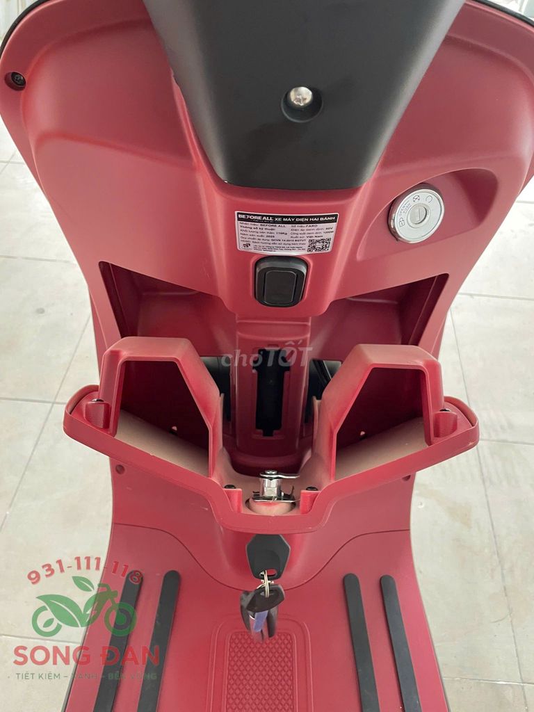 🚨Faro đen đỏ nhám –Đẹp ngất ngây,sang hơn cả Vespa. Mua bán Xe điện tại Quận Bình Tân Tp Hồ Chí Minh được đăng bởi Xe Điện Song Đan  Before NPP MN hình 4