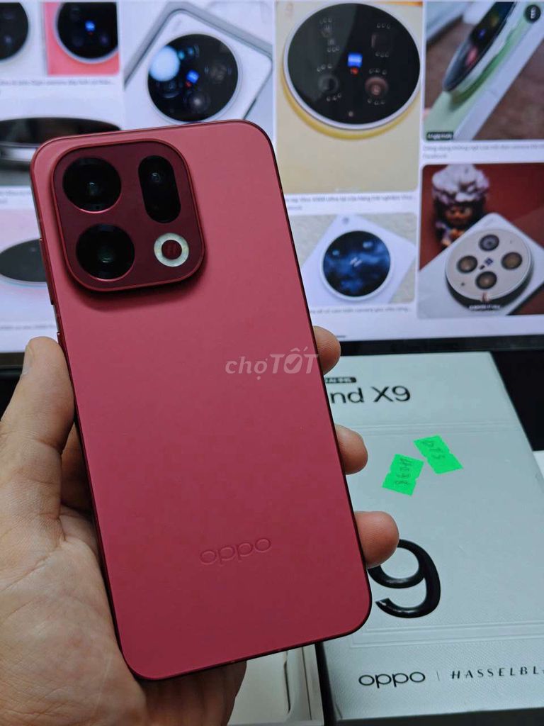 Oppo Find X9 256GB Đỏ. Mua bán Điện thoại tại Quận Hà Đông Hà Nội được đăng bởi Tài hình 1