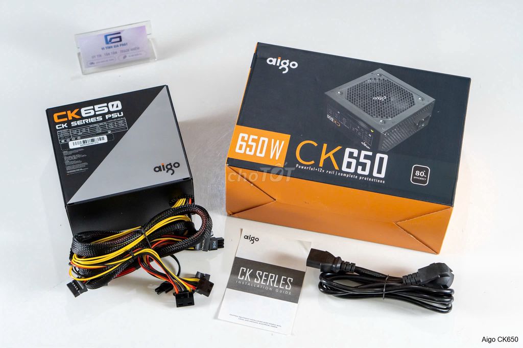 Nguồn PC AIGO 350W / 450W / 500W / 550W / 650W CST. Mua bán Linh kiện (RAM, Card...) tại Quận 6 Tp Hồ Chí Minh được đăng bởi Vi Tính Quận 6 hình 1