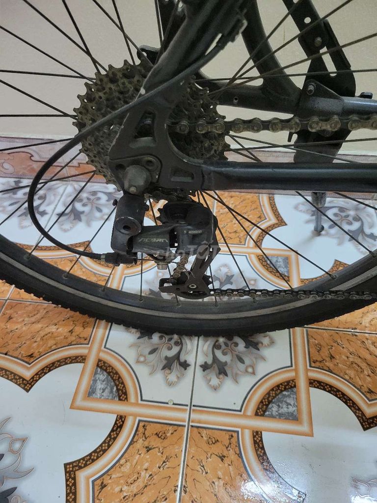 Xe đạp địa hình khung nhôm Shimano 3x9 Đen. Mua bán Xe đạp tại Quận Hoàng Mai Hà Nội được đăng bởi Hoàng Ba hình 3