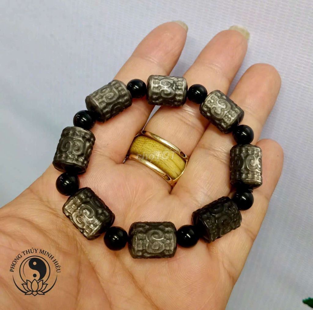 Vòng tay Đá Obidisan Gold Đen. Mua bán Phụ kiện thời trang khác tại Quận Lê Chân Hải Phòng được đăng bởi Nguyễn Hiếu hình 1