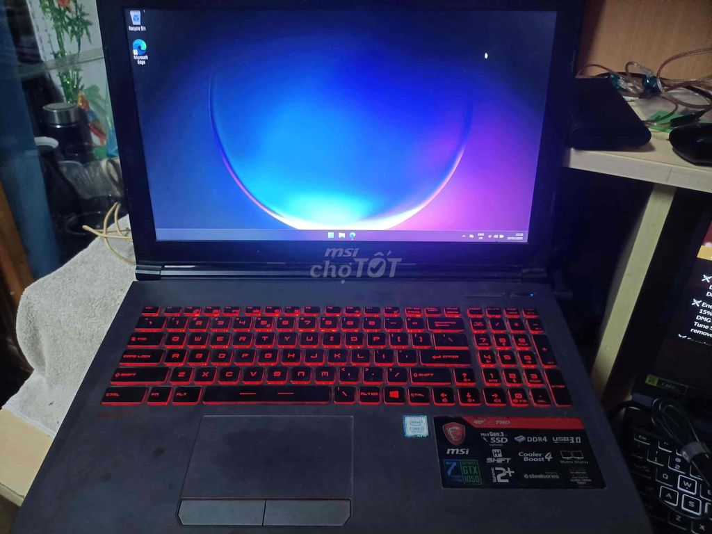 Bán laptop MSI GV62 7rd gtx1050 ram16. Mua bán Laptop tại Thành phố Thủ Đức Tp Hồ Chí Minh được đăng bởi Phú  hình 1
