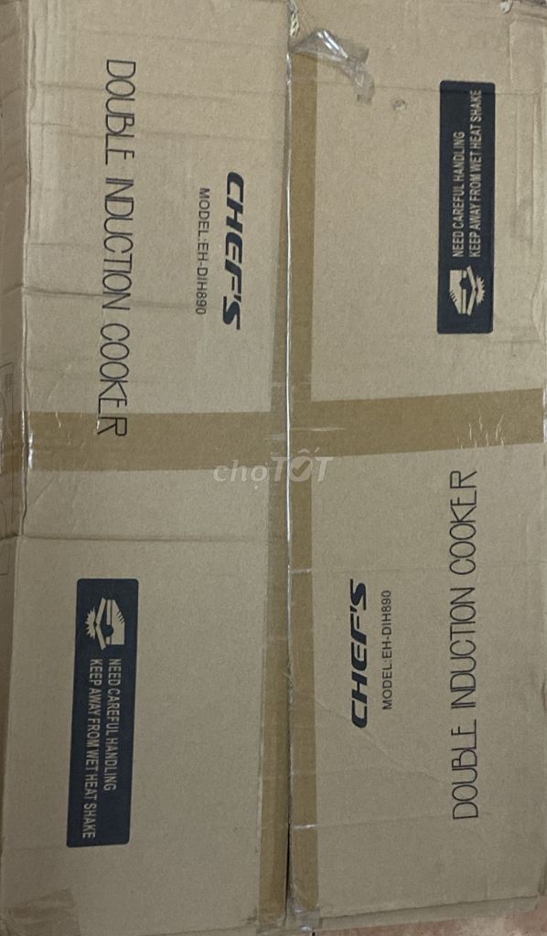 Bếp từ đôi Chefs EH-DIH890 Đen. Mua bán Bếp, lò, đồ điện nhà bếp tại Quận Thanh Xuân Hà Nội được đăng bởi Nghiêm Vinh Quang hình 1