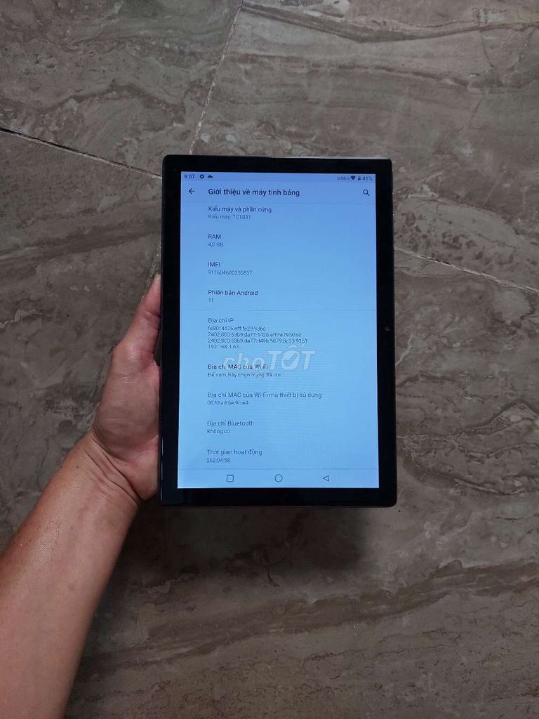 Yuho tab 10.1 androi 11 ram 4/64 Gb. Mua bán Máy tính bảng tại Quận 8 Tp Hồ Chí Minh được đăng bởi nguyễn tâm mobile hình 3