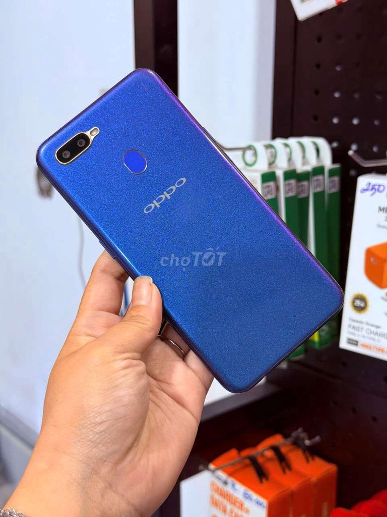 Oppo A5s 3GB/32GB Xanh Vân tay 2 camera. Mua bán Điện thoại tại Thành phố Sóc Trăng Sóc Trăng được đăng bởi điện thoại giá sỉ 501lê Hồng Phong  hình 1