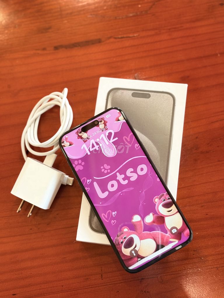 Cần bán iphone 15 promax 256gb màu đen bản QT