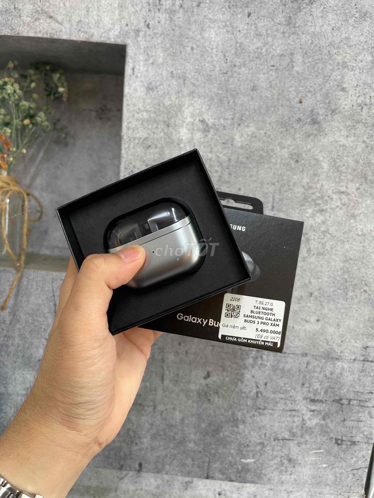 Samsung Buds 3 Pro Fullbox có AI BH 9/2025 đẹp 99