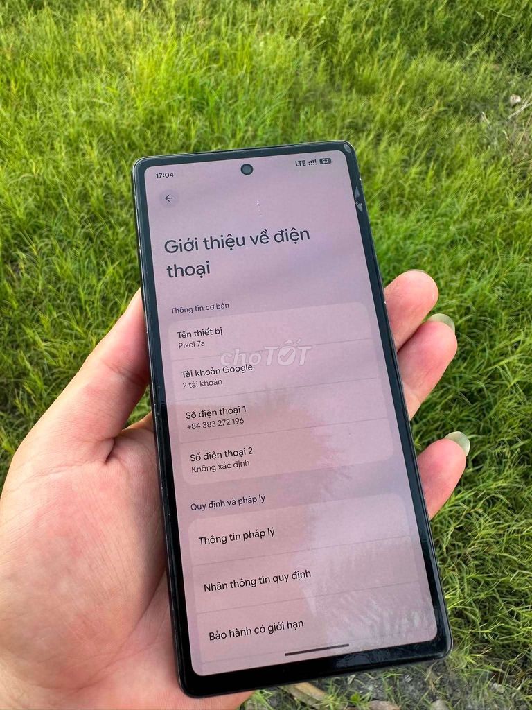 Google Pixel 7a Đen. Mua bán Điện thoại tại Huyện Tân Châu Tây Ninh được đăng bởi Dao Khah hình 1