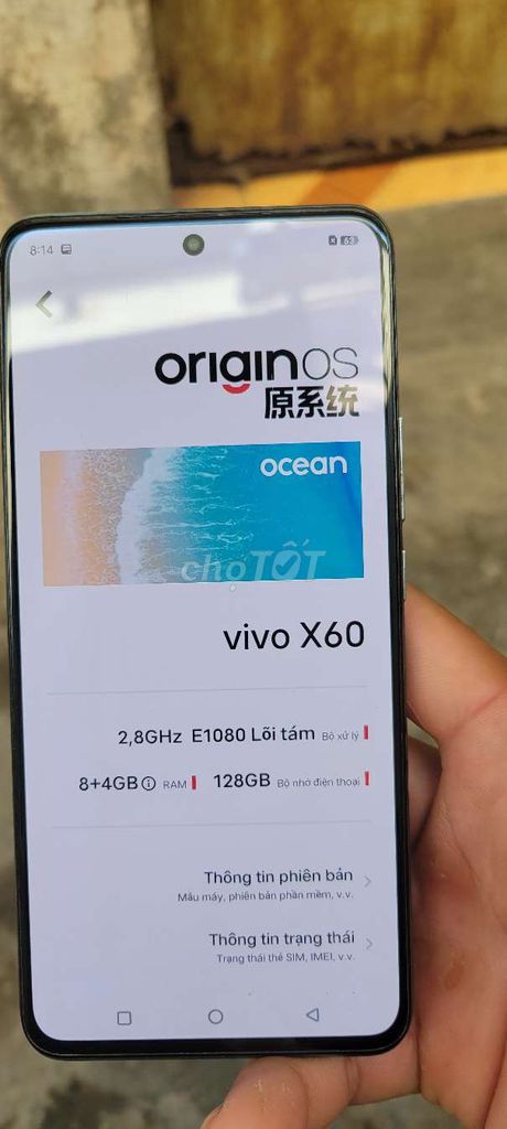 Vivo X60 128GB Đa sắc. Mua bán Điện thoại tại Thành phố Biên Hòa Đồng Nai được đăng bởi lam quoc duong hình 1