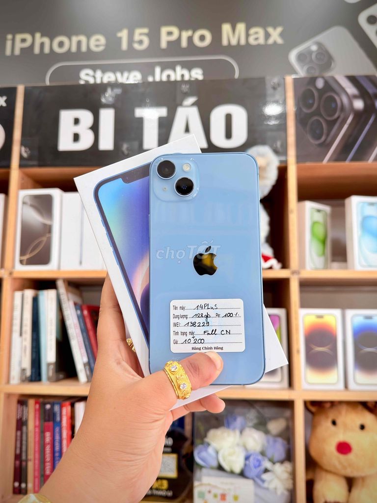 Apple iPhone 14 Plus 128GB Xanh dương. Mua bán Điện thoại tại Thành phố Long Xuyên An Giang được đăng bởi Bi Táo Store hình 1