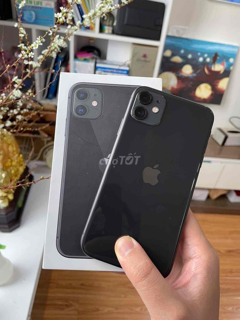 iPhone 11 128GB Đen FULLBOX Chính Hãng APPLE 2025. Mua bán Điện thoại tại Quận Thanh Xuân Hà Nội được đăng bởi Nguyễn Huy Dũng hình 1