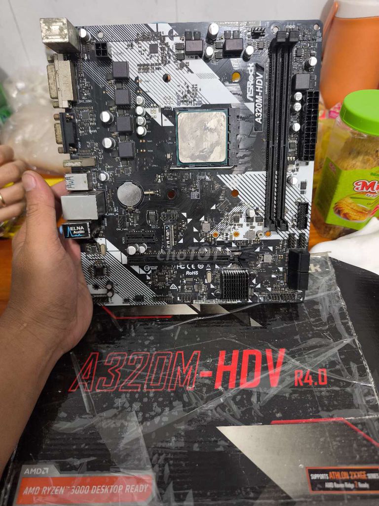main chip ASRock A320M-HDV. Mua bán Linh kiện (RAM, Card...) tại Huyện Long Hồ Vĩnh Long được đăng bởi Đồ cũ thanh lý hình 1