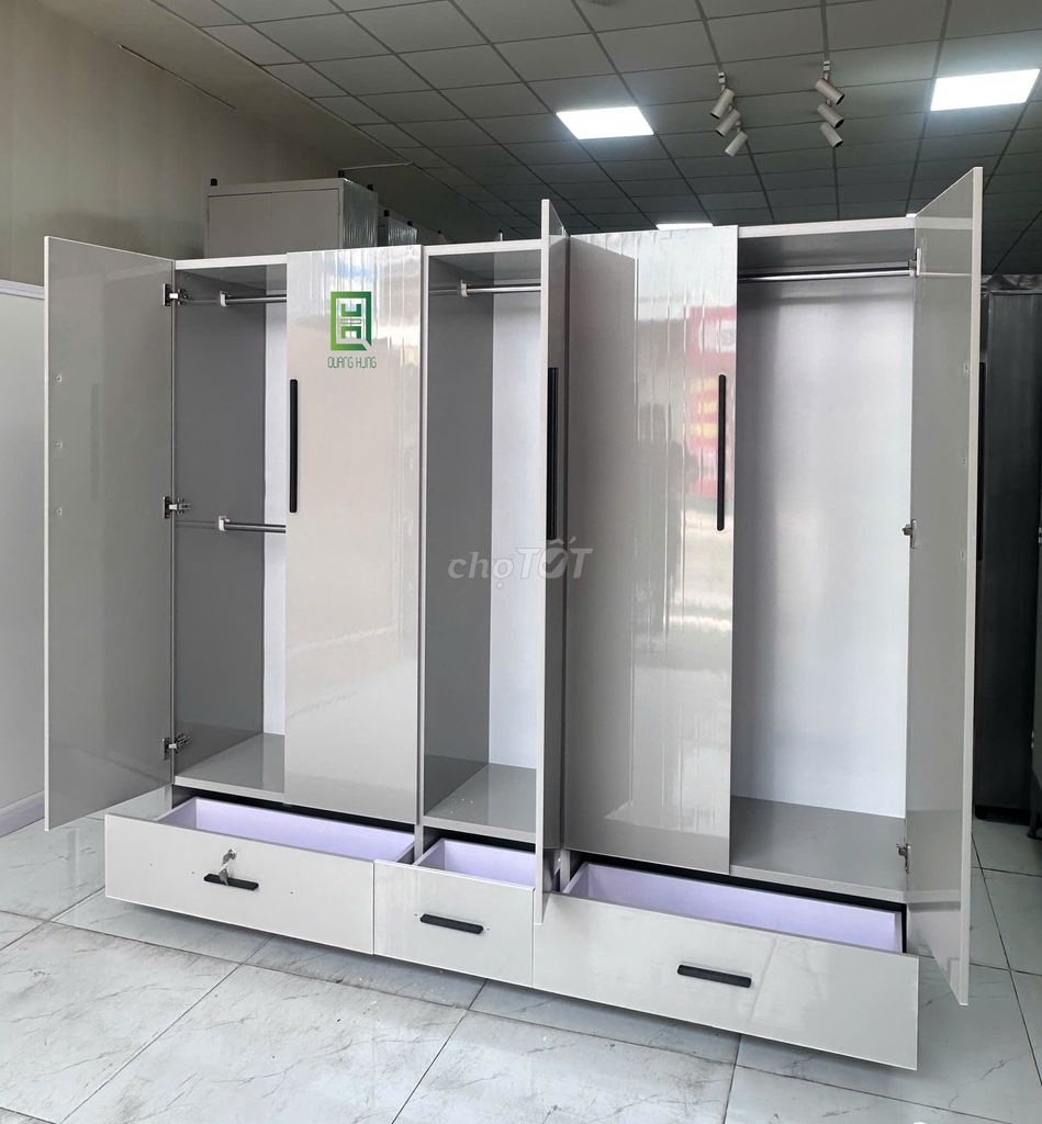 Tủ quần áo Nhựa Đài Loan 5 cánh - Tủ nhựa đài loan. Mua bán Tủ, kệ gia đình tại Quận Gò Vấp Tp Hồ Chí Minh được đăng bởi LÊ VĂN HÙNG hình 1