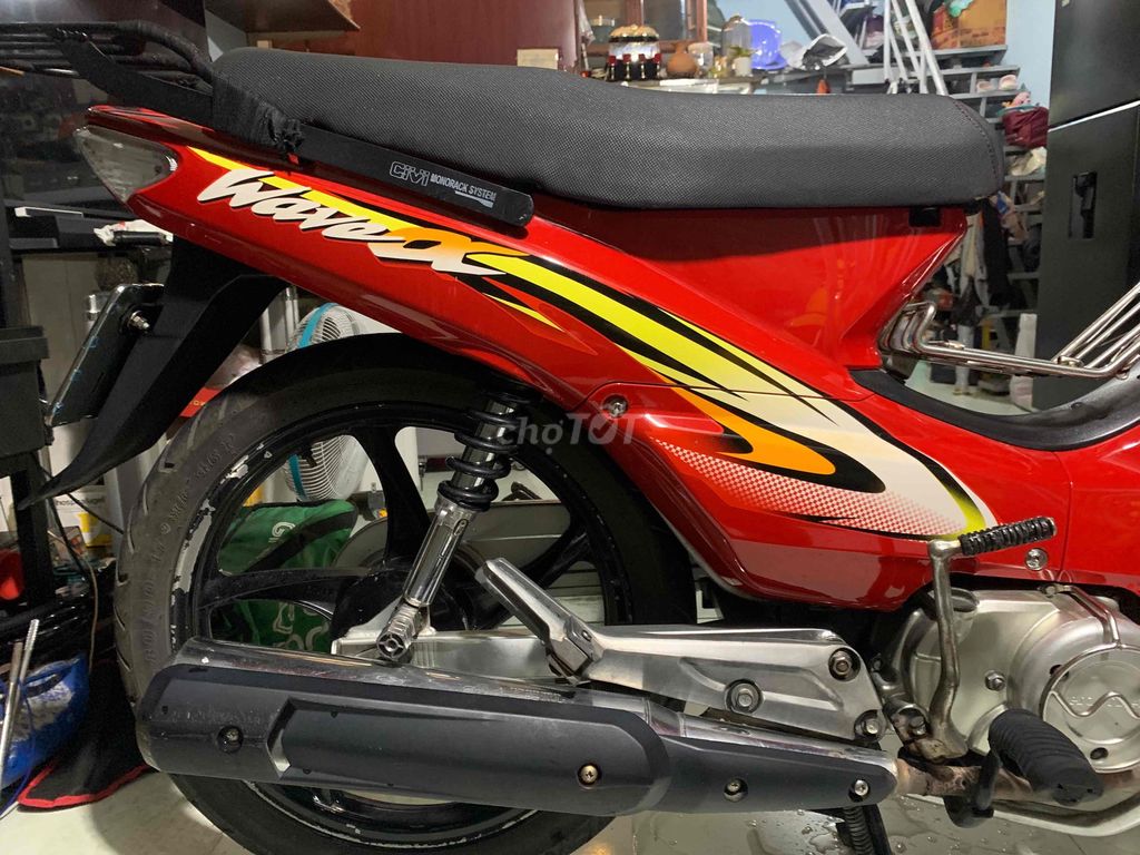 Honda Wave 50cc тюнинг 100cc с красным корейским ПТС