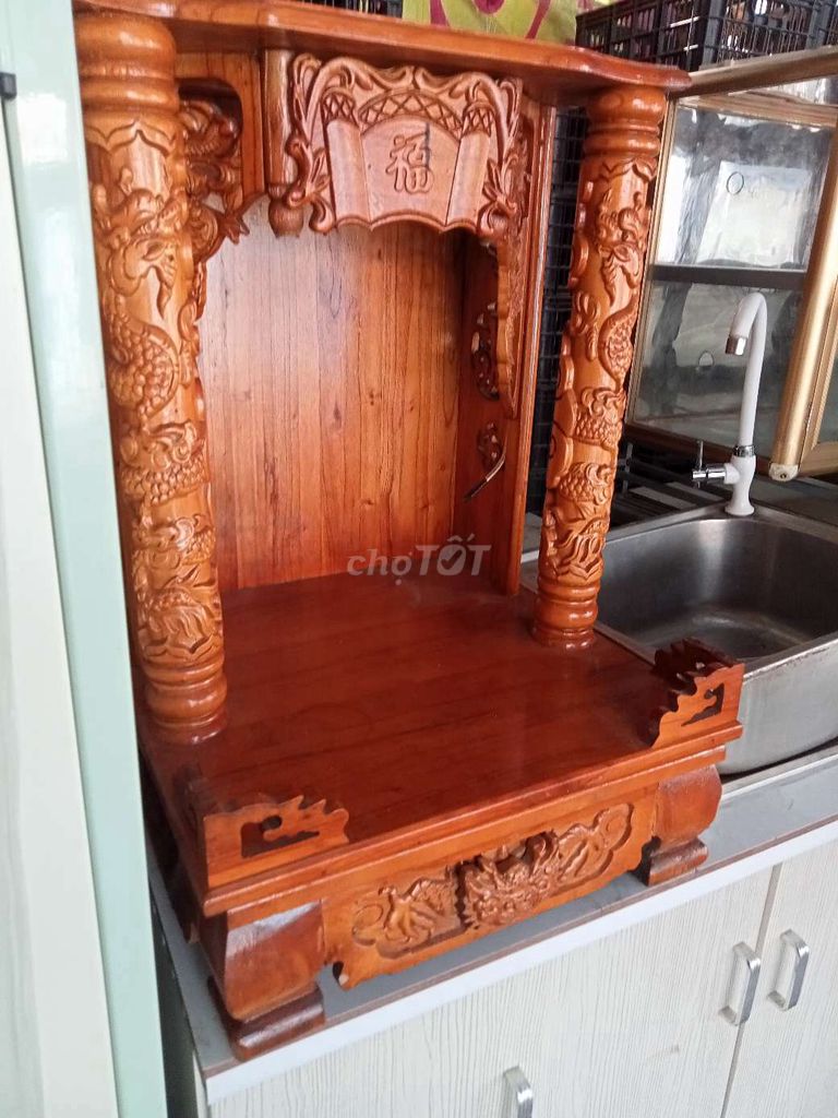 Bàn thờ Thần Tài Gỗ Nâu. Mua bán Nội thất, đồ gia dụng khác tại Quận Bình Tân Tp Hồ Chí Minh được đăng bởi Minh Hiền  hình 1