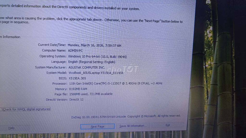Asus Vivobook 515EA i5-1135G7 15.6 inch 8GB/256GB. Mua bán Laptop tại Thành phố Thủ Đức Tp Hồ Chí Minh được đăng bởi CÔNG TY TNHH CÔNG NGHỆ TIN HỌC ĐẠI LỢI hình 1