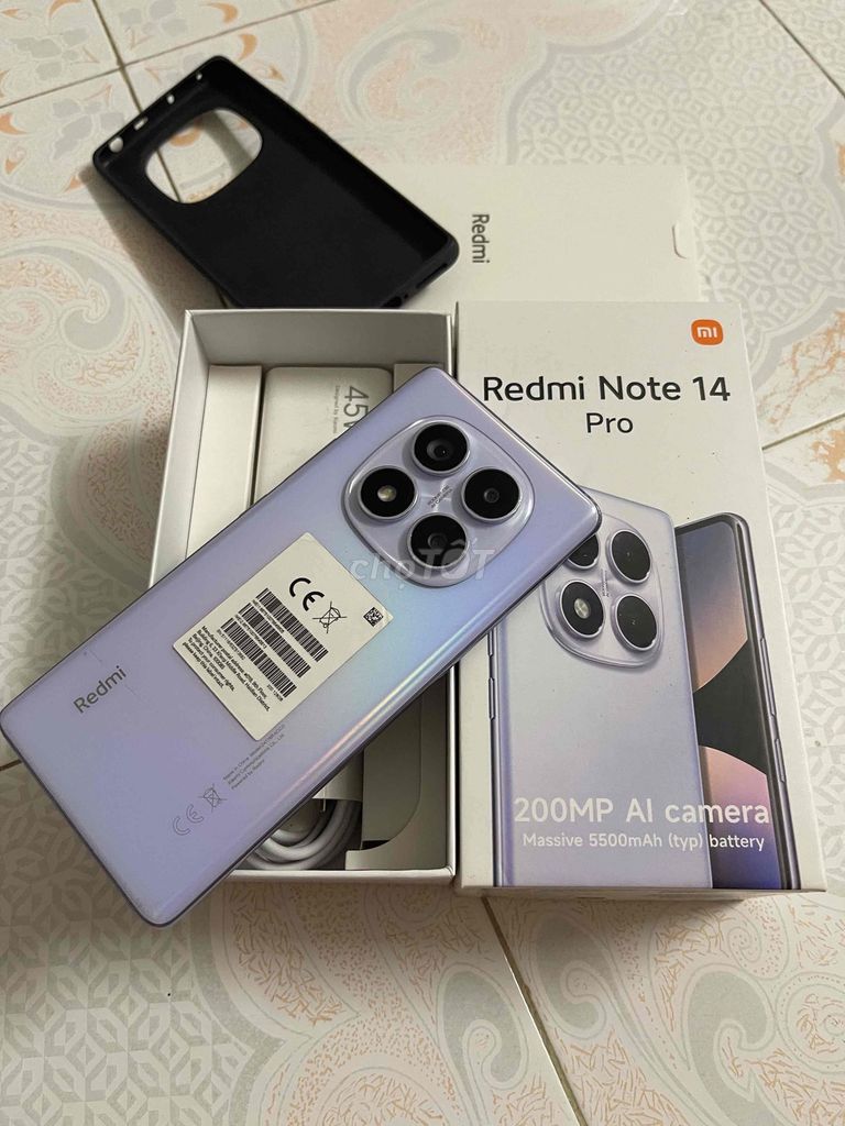 Xiaomi Redmi Note 14 Pro 256GB Trắng bạc. Mua bán Điện thoại tại Quận Đống Đa Hà Nội được đăng bởi TLS hình 1