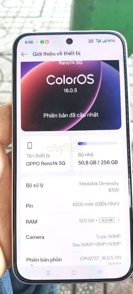reno14 12+256... Mua bán Điện thoại tại Quận Bình Tân Tp Hồ Chí Minh được đăng bởi Minh Phương hình 1