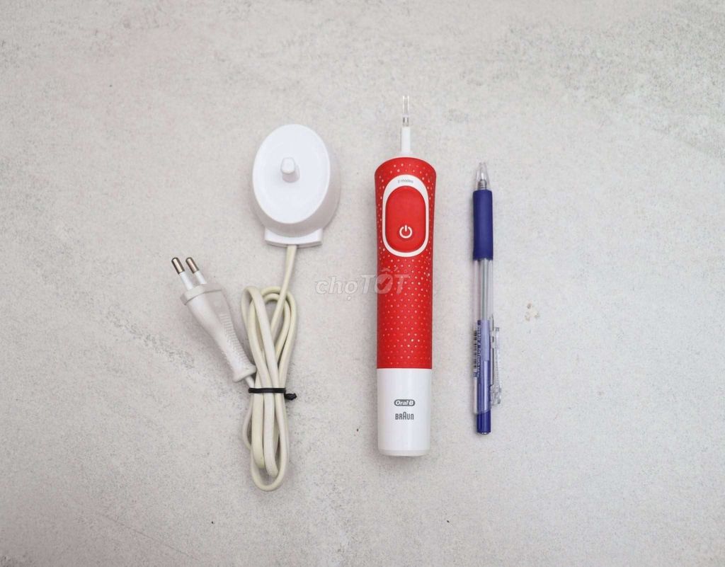 Bàn chải điện Braun 3710 Đỏ, Trắng. Mua bán Thiết bị vệ sinh, nhà tắm tại Quận 6 Tp Hồ Chí Minh được đăng bởi hnqa hình 1